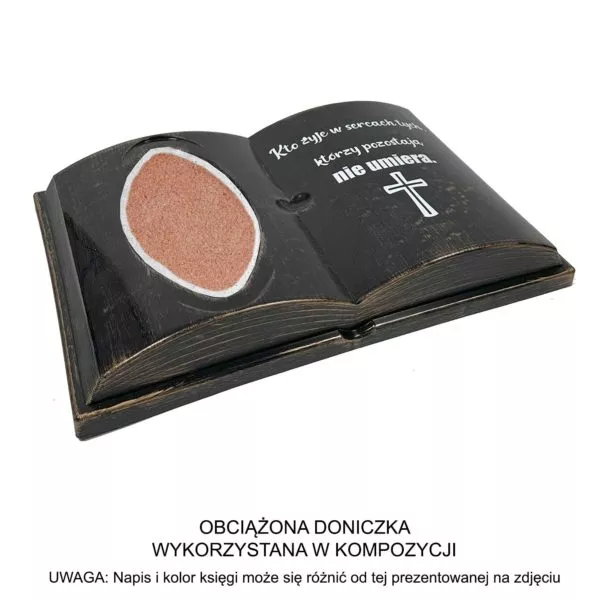 ELEGANCKIE KOMPOZYCJE NA CMENTARZ - STROIK W05A1 - obrazek 3