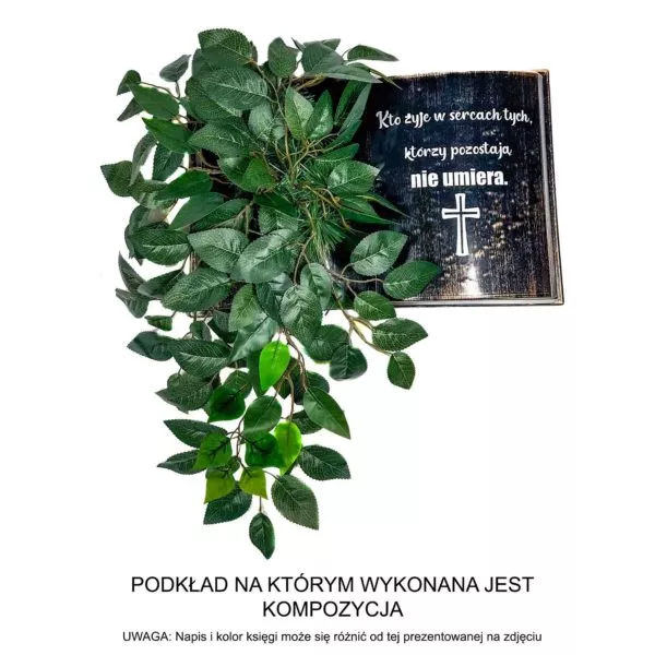 ELEGANCKIE KOMPOZYCJE NA CMENTARZ - STROIK W05A1 - obrazek 2