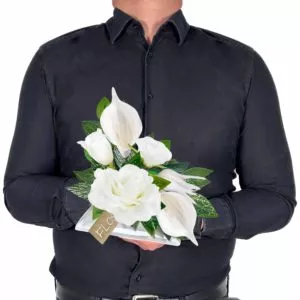 Stroiki na cmentarz - stroik na cmentarz, elegancka ozdoba dla grobu