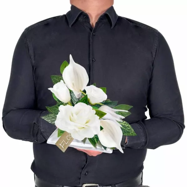 Stroiki na cmentarz - stroik na cmentarz, elegancka ozdoba dla grobu